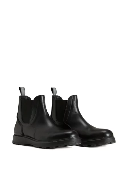 Botine Woolrich din piele negru