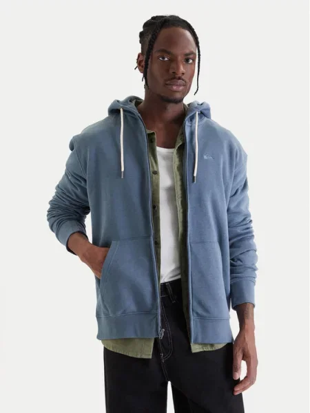Quiksilver Bluza Salt Water Zip Comfort Fit niebieski