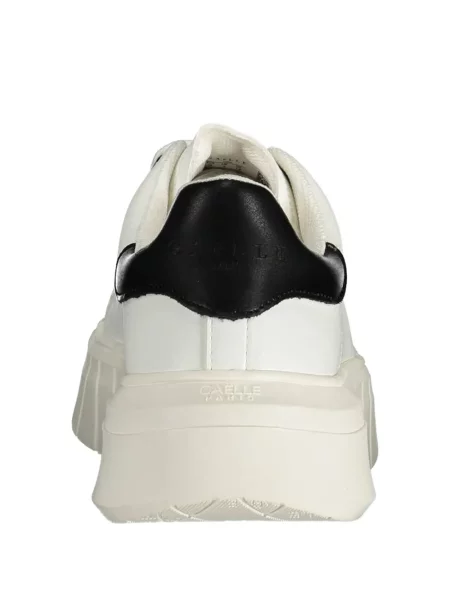 Sneakers Gaelle με κορδόνια με πλατφόρμα με δαντέλα λευκό