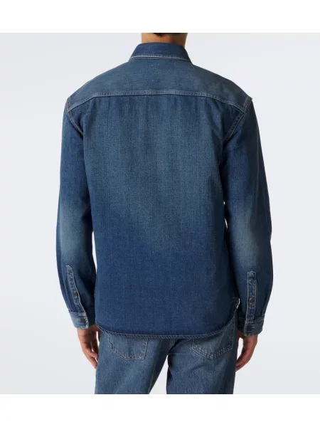 Cămașă de blugi Saint Laurent albastru