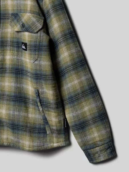 Koszula casualowa o kroju regular fit z naszywką z logo model ‘Venture’ Quiksilver oliwkowa