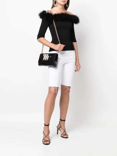 Crossbody kabelka Philipp Plein černá