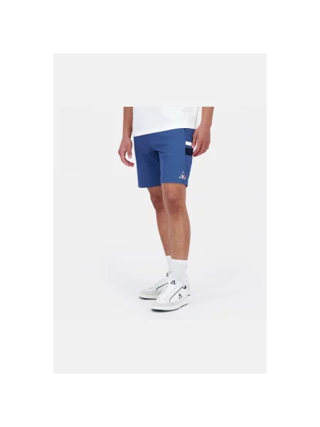 Hlače Le Coq Sportif plava