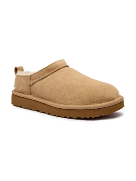 UGG Mules încălțăminte W CLASSIC MICRO cu adaos de lână | piele întoarsă bej