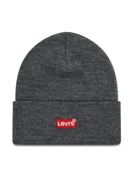 LEVI'S Čiapky tmavosivá / červená / biela sivá