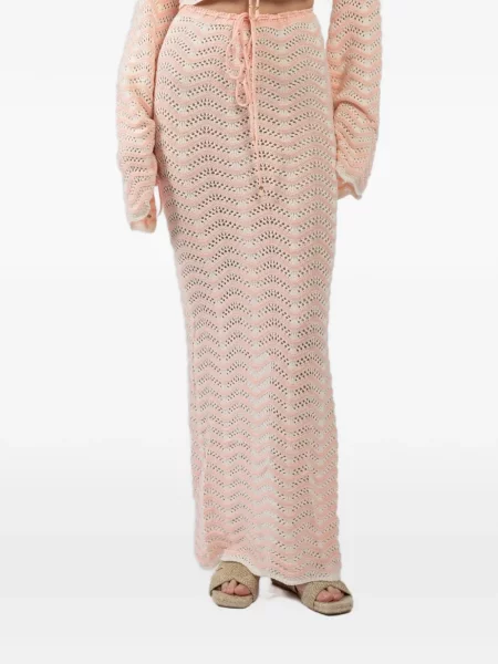 Megztas sijonas Bananhot rožinė