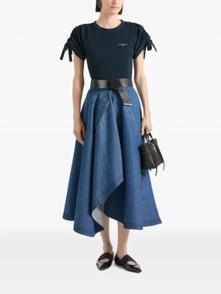 Tricou Givenchy cu funde albastru