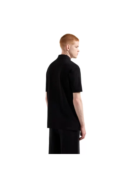 Koszulka polo Armani Exchange czarna