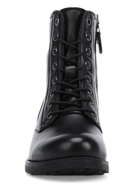 Geox Bocanci de piele negru