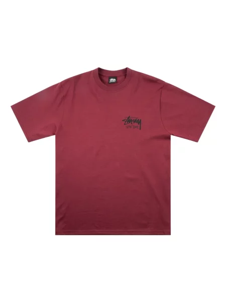 Tricou Stüssy cu imagine roșu