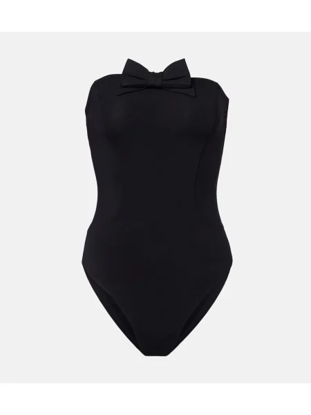 Strój kąpielowy Eres z kokardką czarny