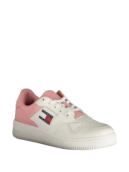 Sneakerși Tommy Hilfiger retro alb