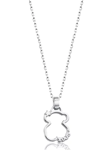 TOUS Колие Silueta  сребрист