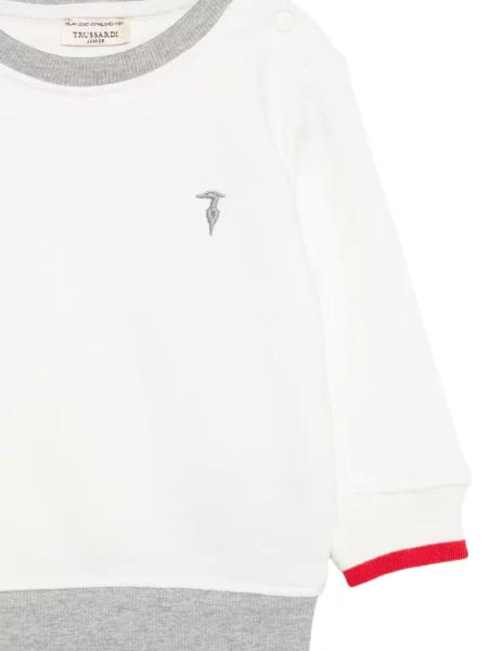 Sweter dziecięcy Trussardi biały