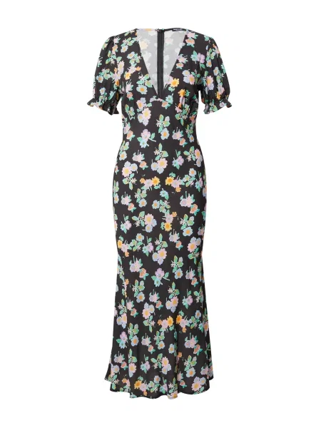 Nasty Gal Rochie verde mentă / portocaliu / roz pal negru