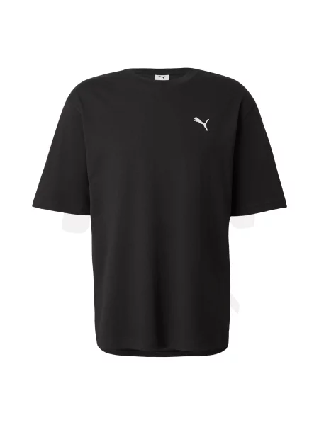 PUMA Tricou ESS negru alb