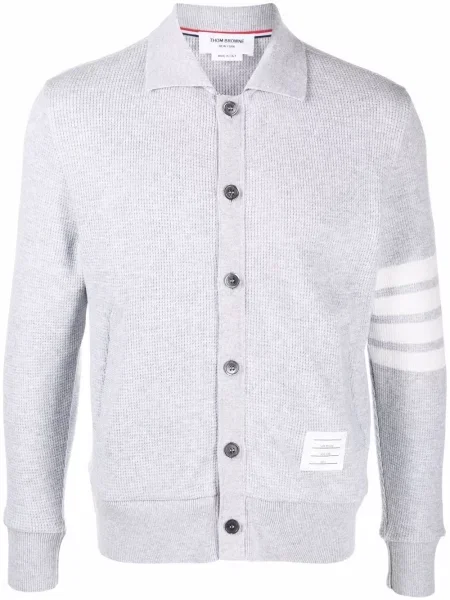 Cardigan Thom Browne tricotate gri