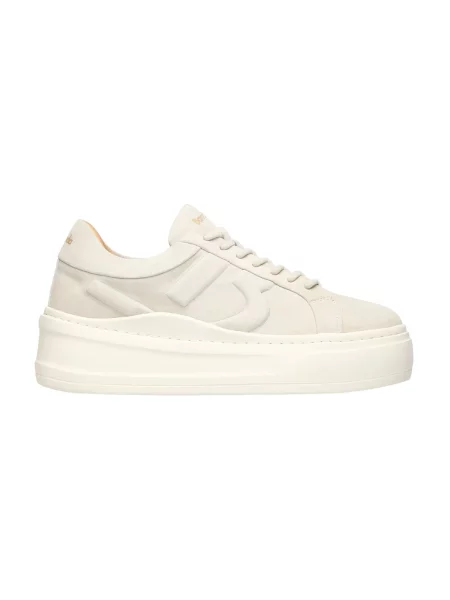 Sneakersy Barracuda skórzane wsuwane beżowe