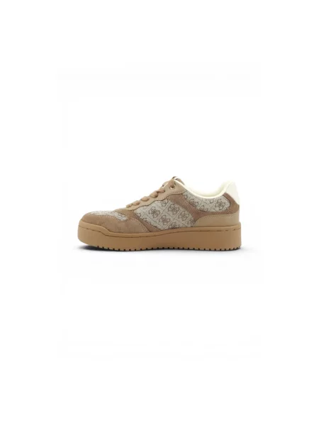 Guess sneakersy brązowe