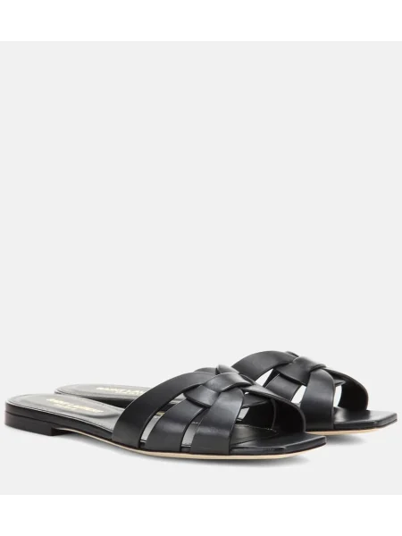 Sandale Saint Laurent din piele negru