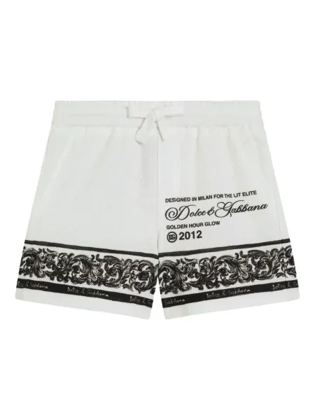 Szorty dziecięce Dolce And Gabbana białe