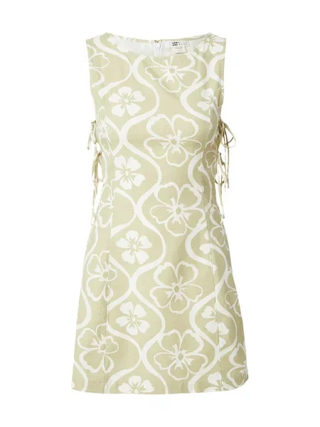 BILLABONG Rochie de vară FLORAL TRIP kaki alb