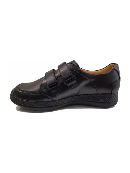 Sneakersy Ganter skórzane biznesowe czarne