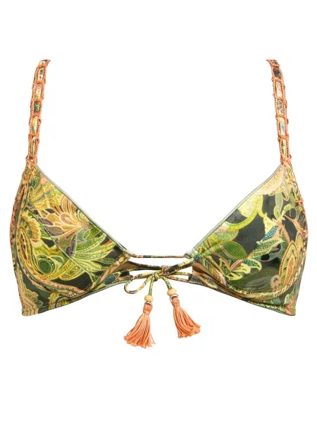 Bikini Del Maar s printom zelena