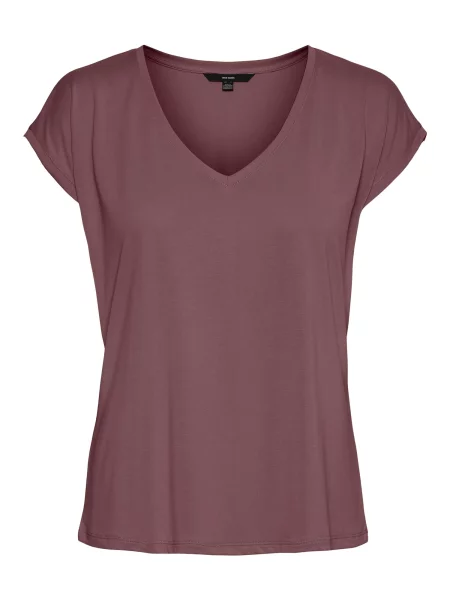 VERO MODA Tricou Filli mov zmeură