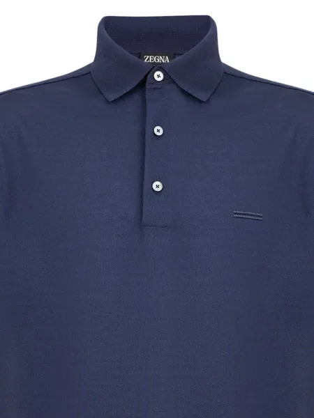 Tricou polo Zegna albastru