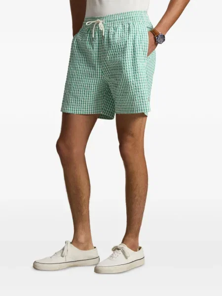 Ριγέ δερμάτινος κάλτσες Polo Ralph Lauren με κορδόνι μαύρο
