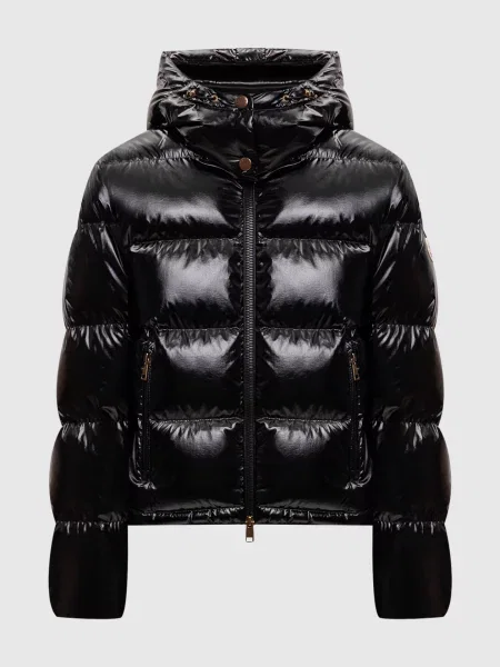 Укорочений пуховик Niveole Moncler чорний