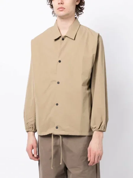 Риза с яке Fear Of God Essentials с принт зелено