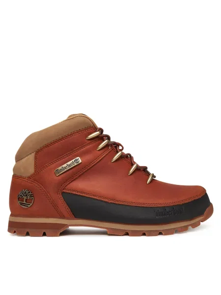 Pohodni čevlji Timberland Euro Sprint Mid Lace rjava