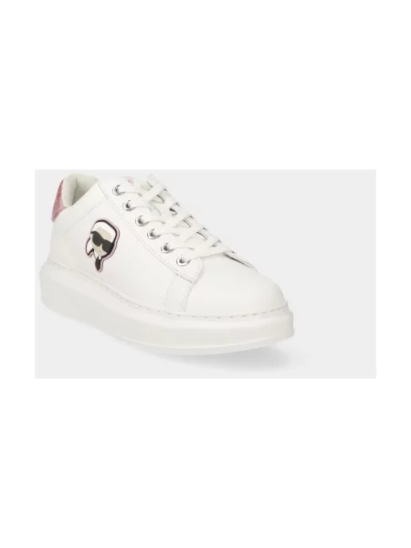 Sneakersy Karl Lagerfeld skórzane białe