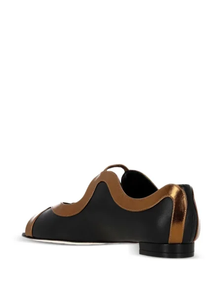 Sandale Manolo Blahnik bez pete crna