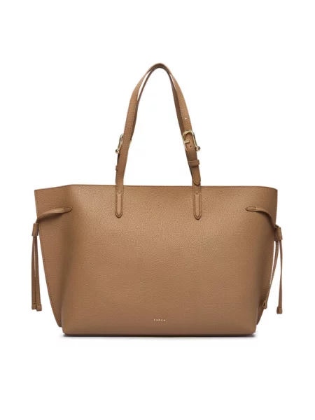 FURLA Μεγάλη τσάντα Ava' καφέ
