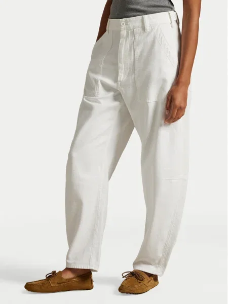 Polo Ralph Lauren Pantaloni din alb