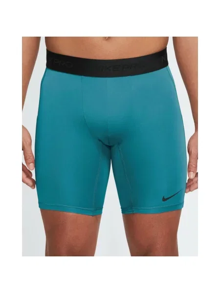 Szorty Nike damskie Pro Dri-FIT niebieskozielono S czarne