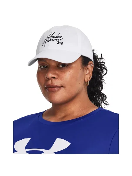 Шапка с козирка Under Armour Favorites с апликация бяло