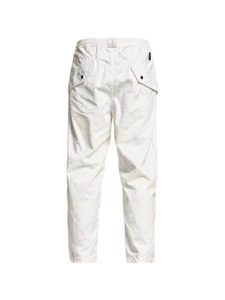 Pantaloni Parajumpers de catifea cord alb