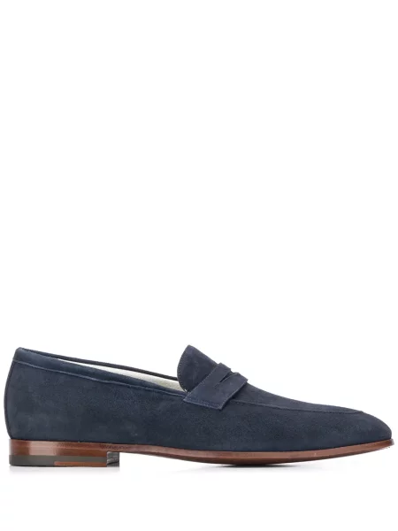 Pantofi loafer Scarosso slip-on albastru