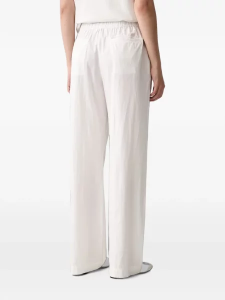 Pantaloni Stine Goya cu broderie alb