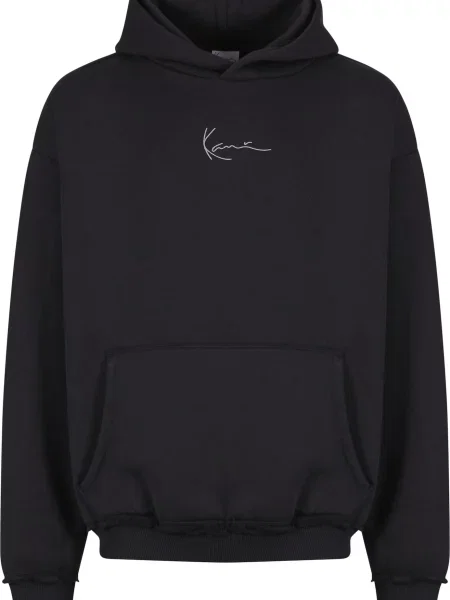 Karl Kani Mikina Signature Retro šedá černá