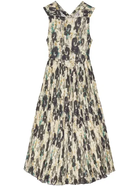 Rochie Ganni cu model floral cu imagine de costum
