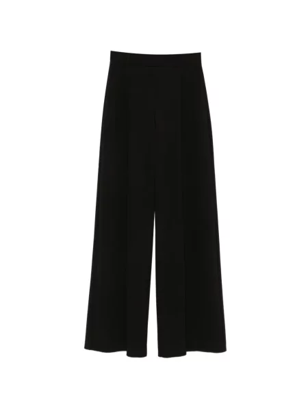 Pantaloni palazzo Patrizia Pepe negru