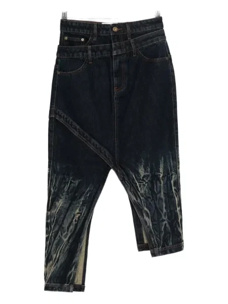 Spódnica midi Feng Chen Wang do kolan niebieska