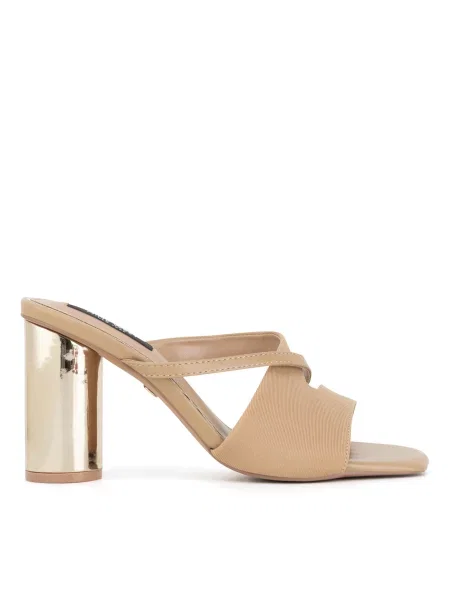 Шльопанці Nine West бежевий