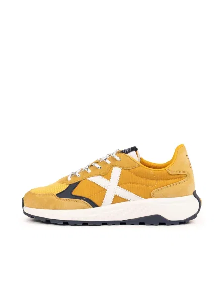 MUNICH Niske tenisice Babel mornarsko plava / narančasto žuta bijela