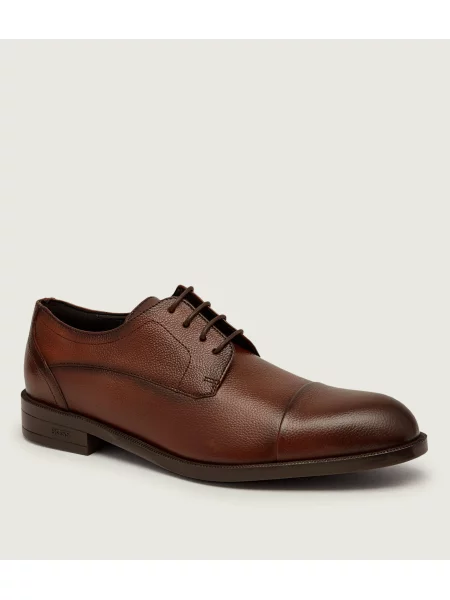 BOSS BLACK De piele pantofi derby Tayil_Derb_grct negru